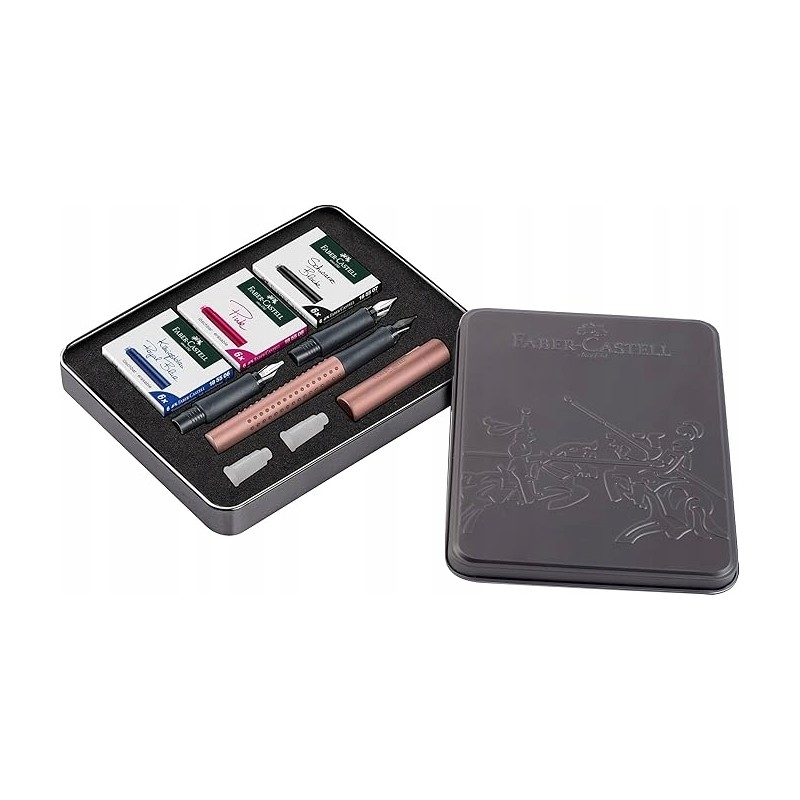 Faber-Castell 201520 Zestaw do kaligrafii Grip 2001 szerokość stalówki B M