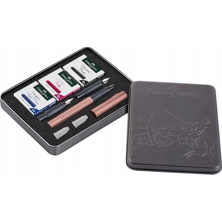 Faber-Castell 201520 Zestaw do kaligrafii Grip 2001 szerokość stalówki B M