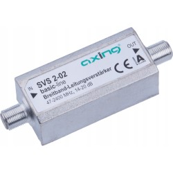 Outlet Wzmacniacz sygnału satelitarnego Axing SVS 2-02 pasmo 47 - 2400 MHz