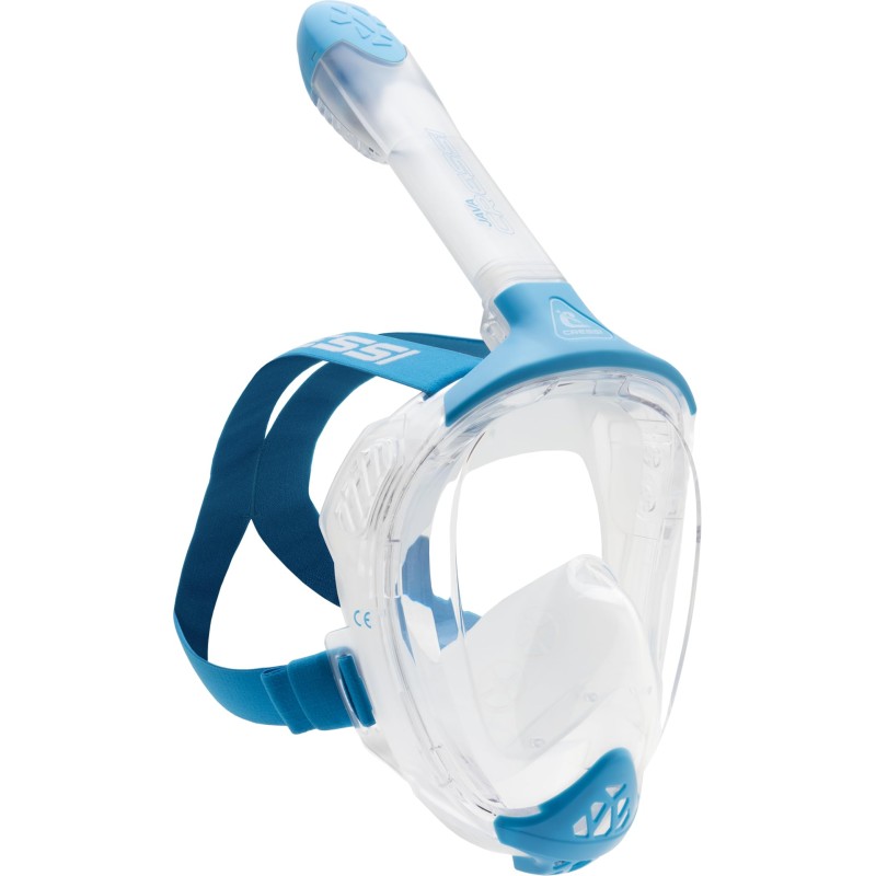 Outlet Maska do nurkowania pełnotwarzowa Cressi Java niebieski rozmiar L/XL