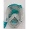 Outlet Maska do nurkowania pełnotwarzowa Cressi Java niebieski rozmiar L/XL