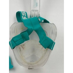 Outlet Maska do nurkowania pełnotwarzowa Cressi Java niebieski rozmiar L/XL