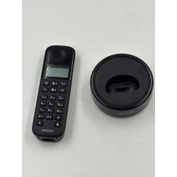 Outlet Telefon bezprzewodowy Philips D1601B/01 tryb głośnomówiący OPIS