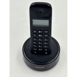Outlet Telefon bezprzewodowy Philips D1601B/01 tryb głośnomówiący OPIS