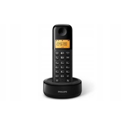 Outlet Telefon bezprzewodowy Philips D1601B/01 tryb głośnomówiący OPIS