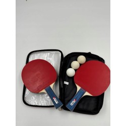 Outlet Zestaw do tenisa stołowego JOOLA rakietki piłeczki pokrowiec 40 mm