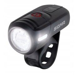 Oświetlenie rowerowe przednie Sigma Sport Aura 45 czas pracy 21 h 2 tryby