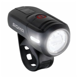 Oświetlenie rowerowe przednie Sigma Sport Aura 45 czas pracy 21 h 2 tryby