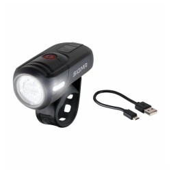 Oświetlenie rowerowe przednie Sigma Sport Aura 45 czas pracy 21 h 2 tryby