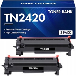 Outlet Toner kompatybilny z TN2420 Brother czarny 2 sztuki OPIS
