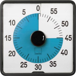 Outlet Zegar stołowy TimeTEX wielokolorowy wymiary 20 cm x 20 cm OPIS
