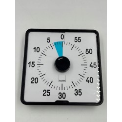 Outlet Zegar stołowy TimeTEX wielokolorowy wymiary 20 cm x 20 cm OPIS
