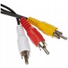 Outlet Kabel Audio PremiumCord kjack4cin długość 1,5 m 4 pin 3 X RCA czarny