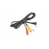 Outlet Kabel Audio PremiumCord kjack4cin długość 1,5 m 4 pin 3 X RCA czarny