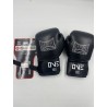 Rękawice bokserskie metal boxe ONE SR +14 lat czarno białe poliuretan