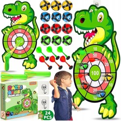 Frasheng 77 cm dziecięca tarcza do rzutek z rzepem w kształcie dinozaura