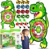 Frasheng 77 cm dziecięca tarcza do rzutek z rzepem w kształcie dinozaura