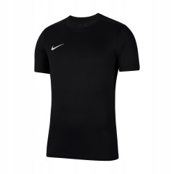 KOSZULKA DZIECIĘCA TRENINGOWA NIKE DRY PARK VII JSY SS CZARNA rozmiar XS