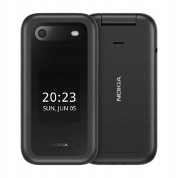 USZKODZONY Telefon komórkowy Nokia 2660 Flip 48 MB / 128 MB 4G (LTE) czarny