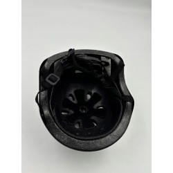 Outlet Kask dziecięcy MoMi Mimi 48-55 cm czarny matowy zgodny z EN1078