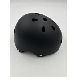 Outlet Kask dziecięcy MoMi Mimi 48-55 cm czarny matowy zgodny z EN1078
