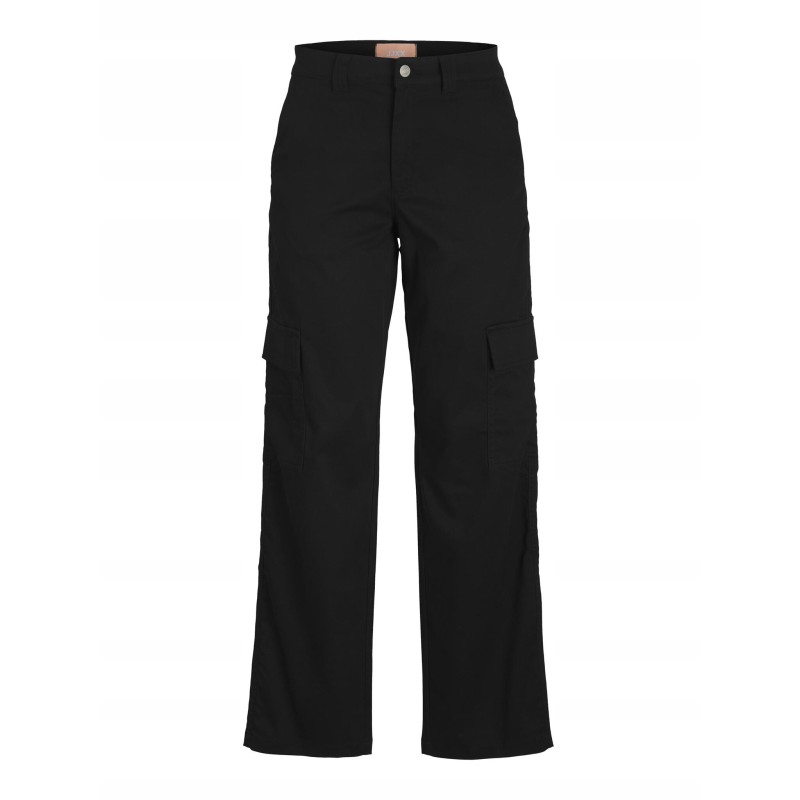 Spodnie damskie JACK & JONES JJXX proste rozmiar L czarne z kieszeniami Spodnie damskie JACK & JONES JJXX proste rozmiar L czarne z kieszeniami