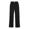 Spodnie damskie JACK & JONES JJXX proste rozmiar L czarne z kieszeniami