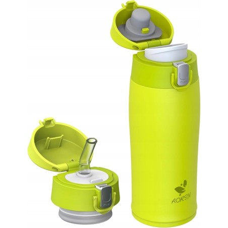 Outlet Butelka AORIN ze stali nierdzewnej 18/8-350 ml szczelna bez BPA OPIS