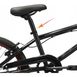 Outlet AUTOHAUX sztyca rowerowa 27.2 × 300 mm stop aluminium bez podziałki