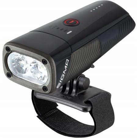 Outlet SIGMA Buster 1600HL Lampa czołowa 1600 lumenów 6 trybów świecenia