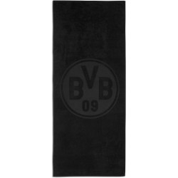 Borussia Dortmund BVB ręcznik kąpielow 180 x 70 cm czarny 100% bawełna