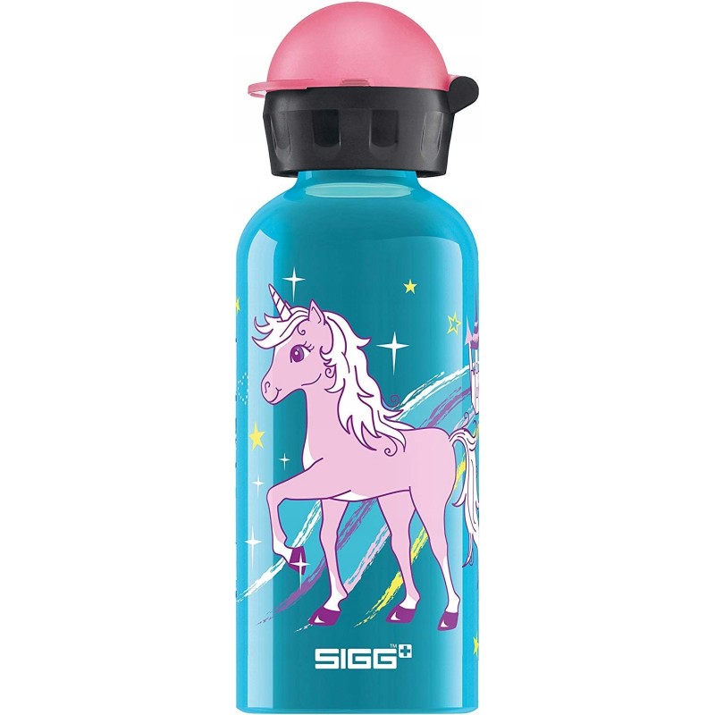 Outlet Sigg Butelka na Napoje dla Dzieci Turkusowa Jendorożec 400 ml Outlet Sigg Butelka na Napoje dla Dzieci Turkusowa Jendorożec 400 ml
