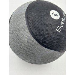 Outlet Sveltus Piłka Medyczna Gumowa Czarna/Szara waga 1 kg