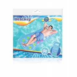 Outlet Materac dmuchany Bestway 43040 188 cm x 71 cm max 90 kg niebieski