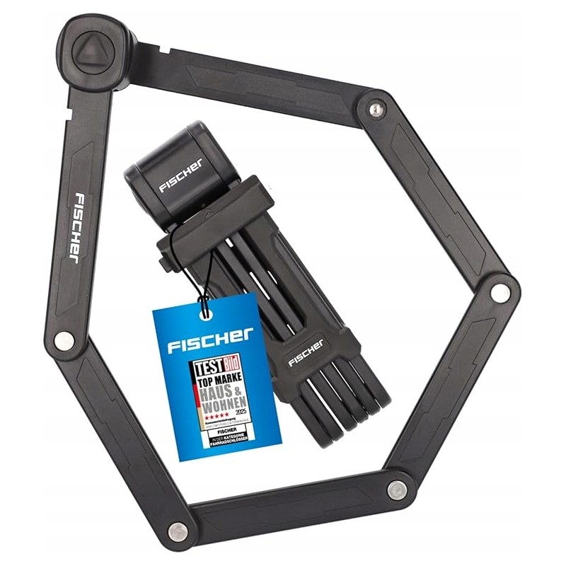 Outlet Zabezpieczenie rowerowe zapięcie składane Fischer Halter BRAK KLUCZA Outlet Zabezpieczenie rowerowe zapięcie składane Fischer Halter BRAK KLUCZA