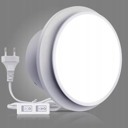 Outlet Wentylator łazienkowy 150 mm z diodą LED SBONNI cichy biały