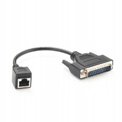 Outlet Kabel sieciowy DB25 męski na RJ45 żeński do lasera oświetleniowego