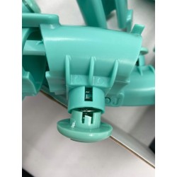 Outlet Hula hop z wypustkami k-mart 1 cm zielone do ćwiczeń w domu OPIS