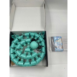 Outlet Hula hop z wypustkami k-mart 1 cm zielone do ćwiczeń w domu OPIS