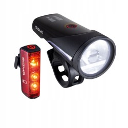 Outlet Sigma Sport Zestaw oświetleniowy Aura 100 USB/Blaze Link OPIS