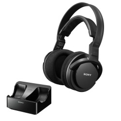 USZKODZONY Słuchawki bezprzewodowe nauszne Sony MDR-RF855RK zasięg 100 m