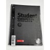 Outlet Notes format A4 Brunnen czarny solidna budowa 90 g/m² 80 stron