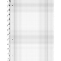 Outlet Notes format A4 Brunnen czarny solidna budowa 90 g/m² 80 stron
