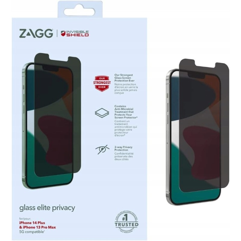 ZAGG InvisibleShield Glass Elite Osłona ekranu iPhone'a 13 Pro Max