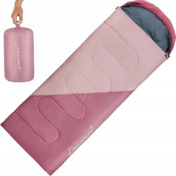Clostnature Lekki Śpiwór na Kemping Prostokątny 3 pory roku 220 x 80 cm