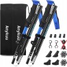 Outlet Anykuu Kijki trekkingowe do Nordic Walkingu składane 110-130 cm OPIS