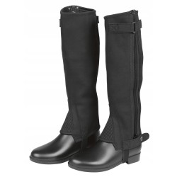 Outlet Covalliero Classic Stretch Mini Chaps dla dzieci czarne rozmiar 146