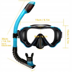 Outlet HIKOTEY zestaw do snorkelingu dla dzieci w wieku 4-16 lat OPIS