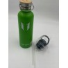 Outlet Super Sparrow Butelka na wodę ze stali nierdzewnej 750ml zielonyOPIS