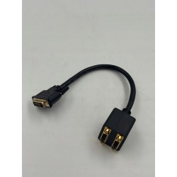Outlet Goobay MMK ADAP od 24+1 pinowe DVI-D do 2x DVI-D 2x DVI F Czarny